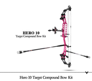 Thistle Sanlida® Hero 10 II Target Full Module Compound Bow Kit - Pink Edition SANLIDA
