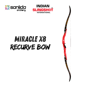Black Sanlida® Miracle X8 Recurve Bow (Red Edition) SANLIDA