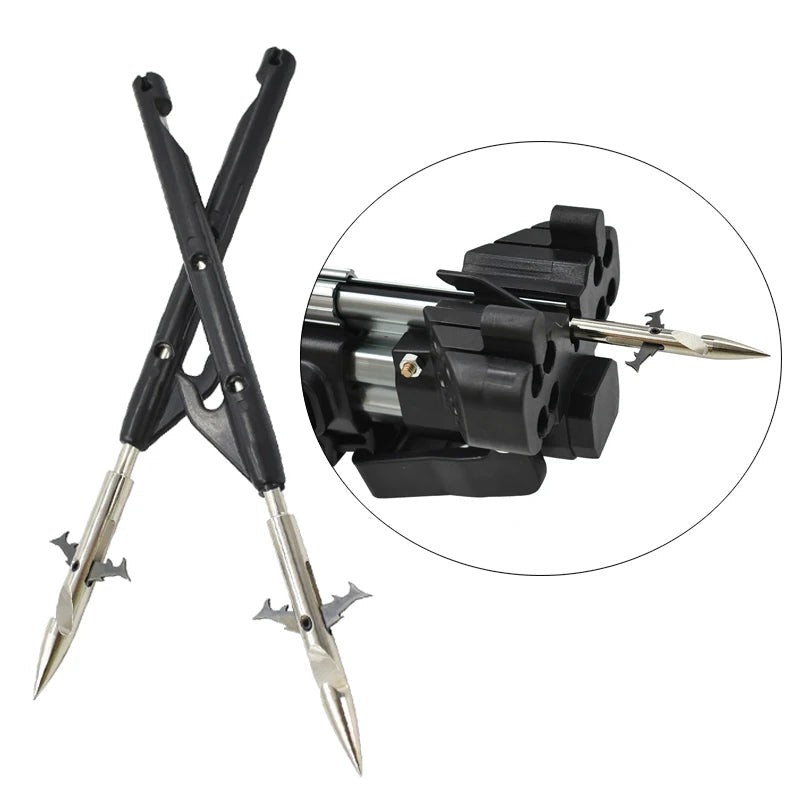 Dark Slate Gray Rocket Stainless Steel and Fiber Fishing Dart MARKSMAN