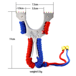 Midnight Blue Spider Durable Alloy Slingshot For Outdoor Target Shooting INDIAN SLINGSHOT