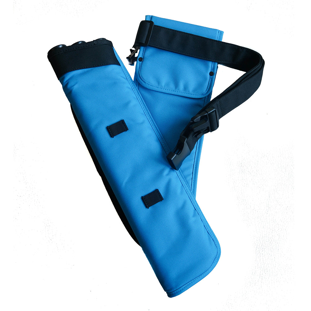 White Smoke SAMICK Quiver Accessories – Polyester Fabric Archery Quiver with Clip Belt SAMICK