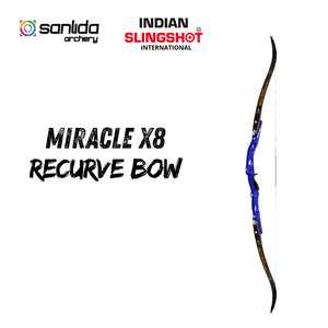 Black Sanlida® Miracle X8 Recurve Bow (Blue Edition) SANLIDA