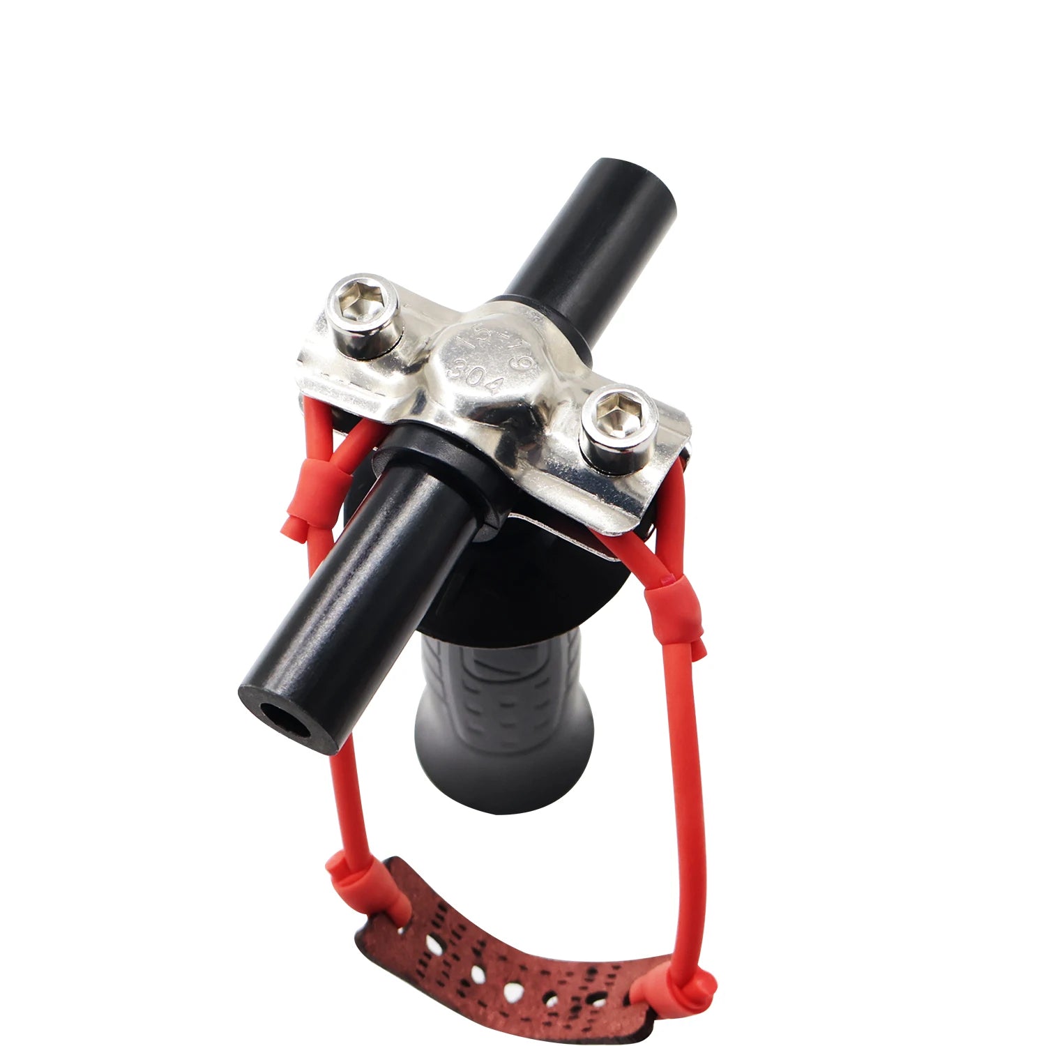 White Smoke T-Bar Compact Grip Slingshot | Ergonomic High-Strength Hand Launcher Tool INDIAN SLINGSHOT