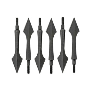 White Smoke Retro Arrow Broadhead 8/32 Universal Thread Carbon Steel Arrow Point Tips MARKSMAN