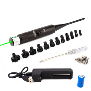 White Smoke Green Laser Advanced Laser Bore Sighter Caliber Kit MARKSMAN