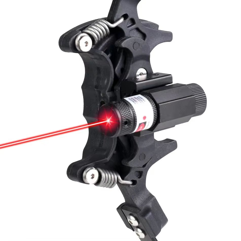 Dark Slate Gray 12 Pound Mini Recurve Foldable Spring Bow Laser Aiming For Target Shooting INDIAN SLINGSHOT