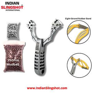 Gray Alloy Turbo Slingshot MARKSMAN