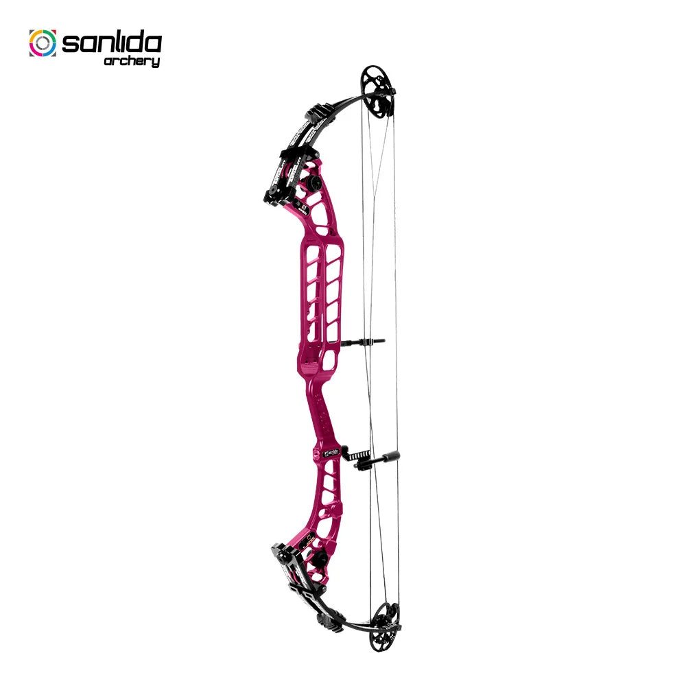 Maroon Sanlida® Hero 10 II Target Full Module Compound Bow Kit - Pink Edition SANLIDA