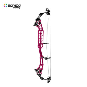 Maroon Sanlida® Hero 10 II Target Full Module Compound Bow Kit - Pink Edition SANLIDA