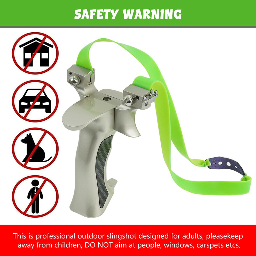 Olive Drab Professional Olympic Aluminum Alloy Slingshot For Competitive Shooting INDIAN SLINGSHOT