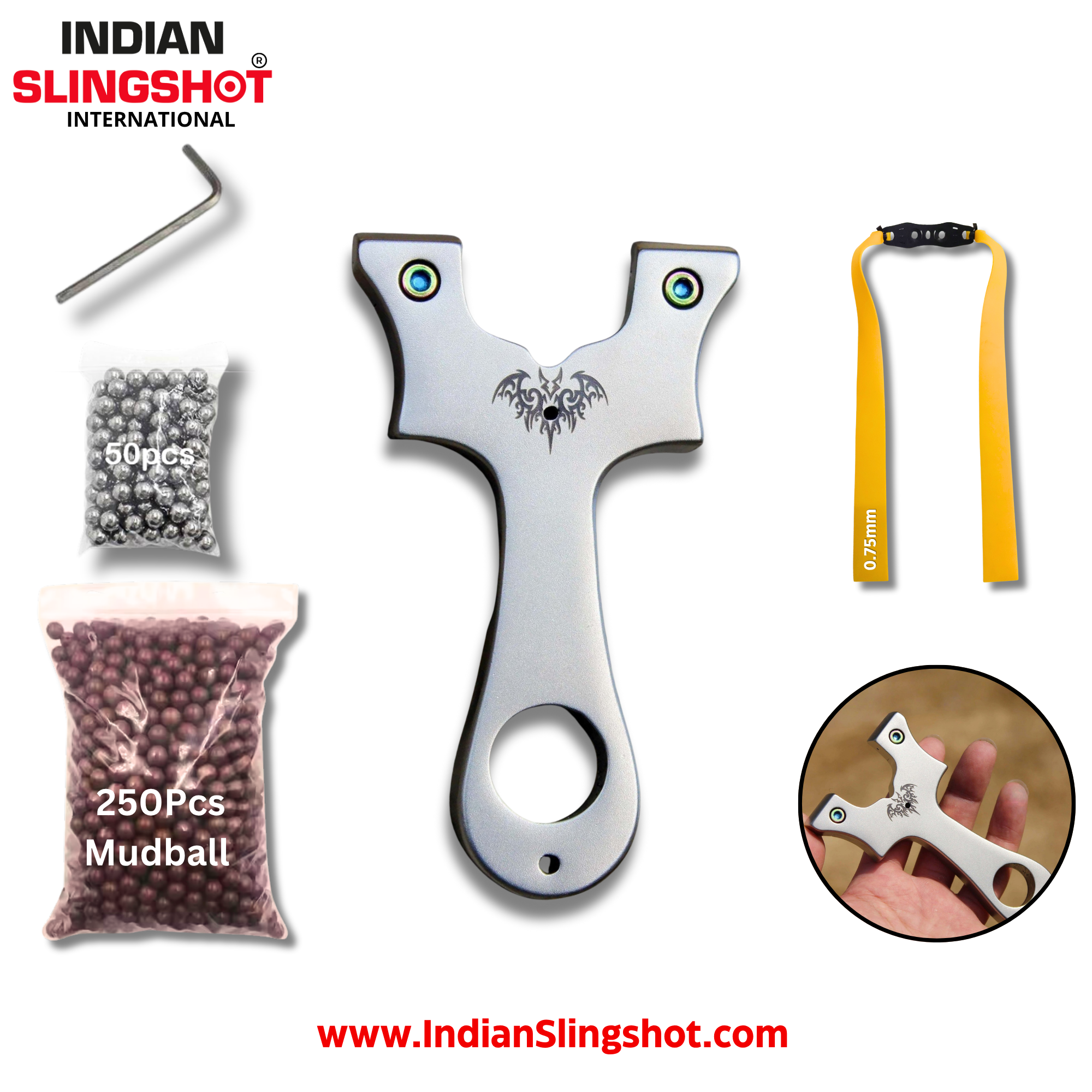 Stainless Steel DragonEdge Slingshot