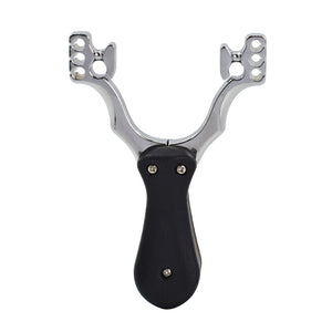 Dark Slate Gray Three Card Black Alloy Folding Slingshot INDIAN SLINGSHOT
