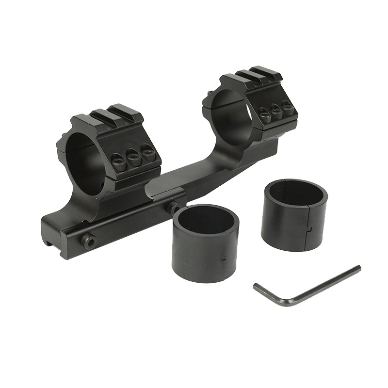Dark Slate Gray Marksman Double Ring 30/25.4mm Diameter Alloy Mount INDIAN SLINGSHOT