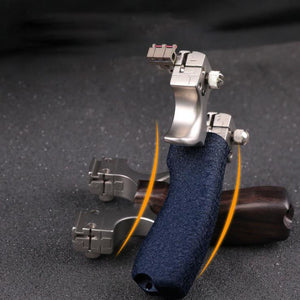 Dark Slate Gray Cloud Pierce Adjustable Bow Stainless Steel Slingshot MARKSMAN