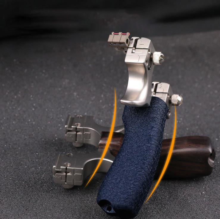 Dark Slate Gray Cloud Pierce Adjustable Bow Stainless Steel Slingshot MARKSMAN