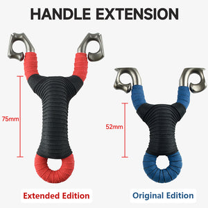 Dark Slate Gray 304 Dual Purpose 9mm Stainless Steel Slingshot MARKSMAN
