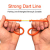Dark Salmon 3060 Strong Dart Line durable Fishing Slingshot Dart Rubber Band for Fishing Catapult Accessories INDIAN SLINGSHOT