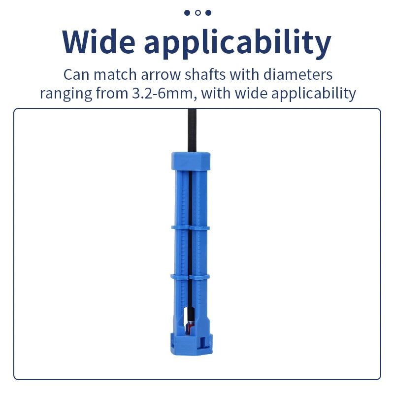Steel Blue SPG 3D Tri-Liner Fletching Jig – Precision Arrow Vane Marking Tool (Blue) SPG