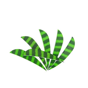 Dark Olive Green SPG 3 Inch Turkey Feather Vanes – Natural Arrow Fletching SPG