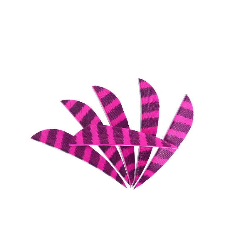 Maroon SPG 3 Inch Turkey Feather Vanes – Natural Arrow Fletching SPG