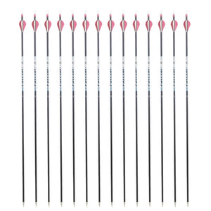 Misty Rose SPG 3K Pure Carbon Arrows – Removable Steel Tips for Recurve &amp; Compound Bows SPG
