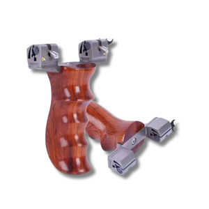 Dim Gray Titanium Ironwood Slingshot MARKSMAN