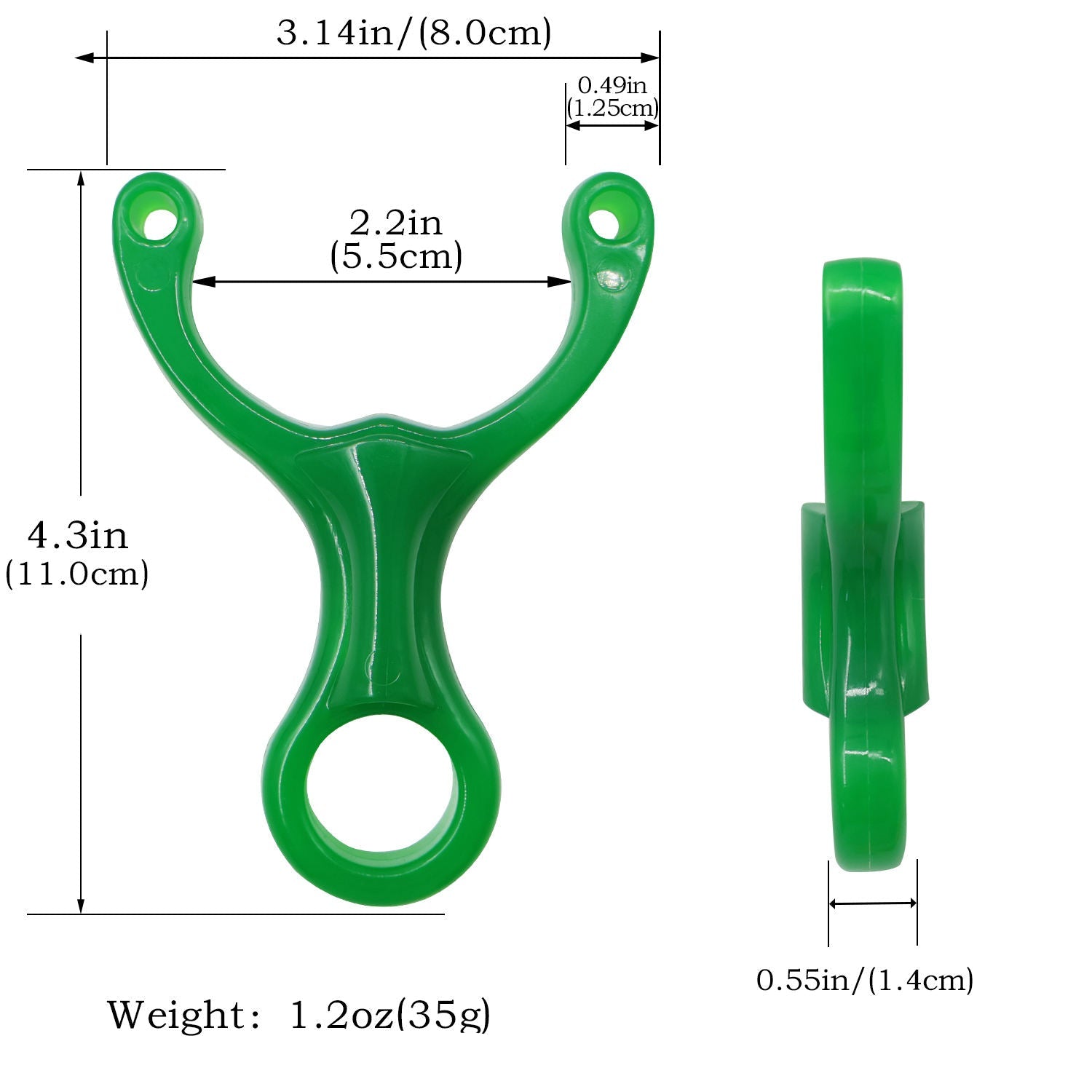 Sea Green GreenComet Resin Slingshot INDIAN SLINGSHOT