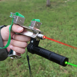 Dark Olive Green Fusion Laser Pro Aluminum Alloy Slingshot INDIAN SLINGSHOT