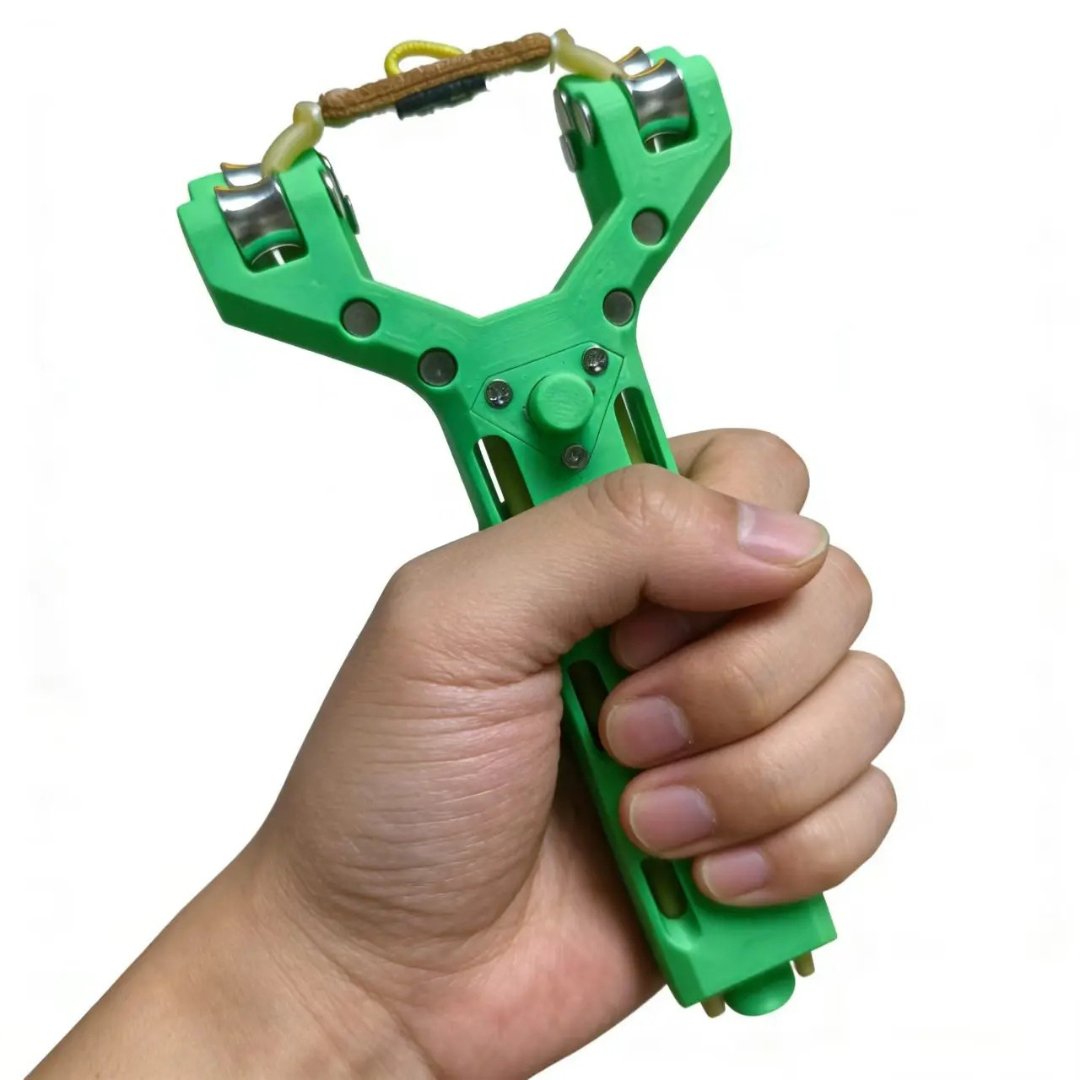 White Smoke Infii Auto Reload Resin Slingshot INDIAN SLINGSHOT