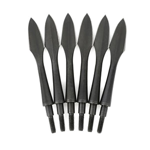 White Smoke Retro Arrow Broadhead 8/32 Universal Thread Carbon Steel Arrow Point Tips MARKSMAN