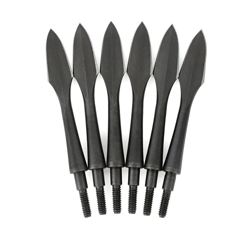 White Smoke Retro Arrow Broadhead 8/32 Universal Thread Carbon Steel Arrow Point Tips MARKSMAN