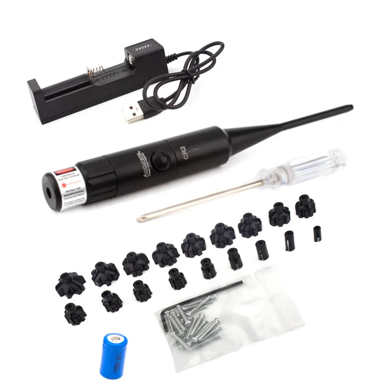 White Smoke Green Laser Advanced Laser Bore Sighter Caliber Kit MARKSMAN