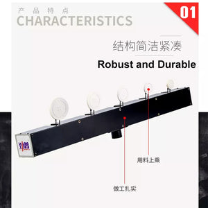Black PRECISE Slingshot Knock Down System 3/5 Targets PRECISE