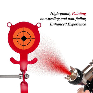 White Smoke 3mm Thick Alloy Bear Ground Target – Outdoor Practice & Training Accessory INDIAN SLINGSHOT