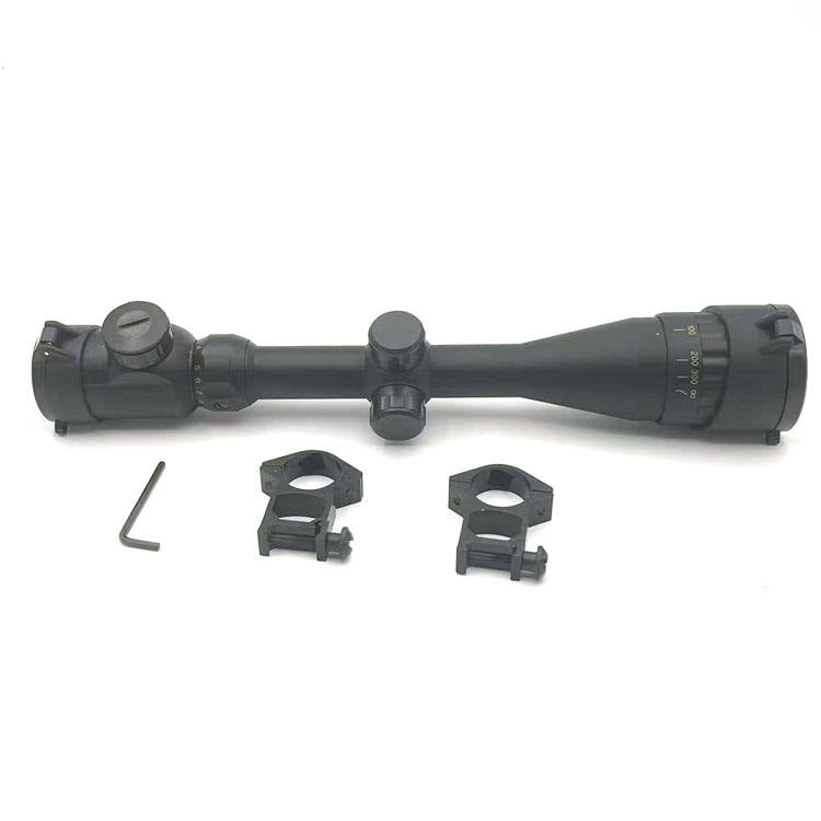 White Smoke 4-16X Adjustable Tube Optical Sight with Red/Green Marking and Scope Mount MARKSMAN