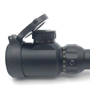 White Smoke 4-16X Adjustable Tube Optical Sight with Red/Green Marking and Scope Mount MARKSMAN