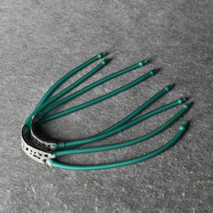 Dim Gray 2050 Ice Green Latex Tube Rubber Bands – Single Strand, 4-Strand & 6-Strand Variants MARKSMAN