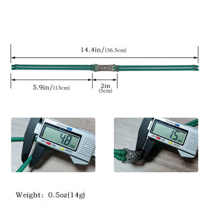 White Smoke 2050 Ice Green Latex Tube Rubber Bands – Single Strand, 4-Strand & 6-Strand Variants MARKSMAN