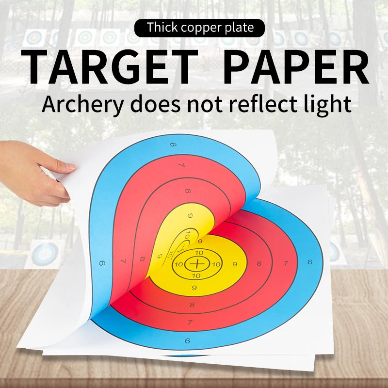 Lavender SPG 40×40 cm Archery Target Paper – Matte, Non-Glare SPG