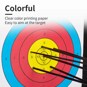 Misty Rose SPG 40×40 cm Archery Target Paper – Matte, Non-Glare SPG