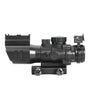 Dark Slate Gray ACOG 4X32 Scope with Multi Color Reticle MARKSMAN