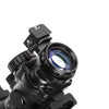 Dark Slate Gray ACOG 4X32 Scope with Red & Green & Blue Illuminated Reticle acog Scopes & Accessories Fit for 20mm Sight Scope INDIAN SLINGSHOT