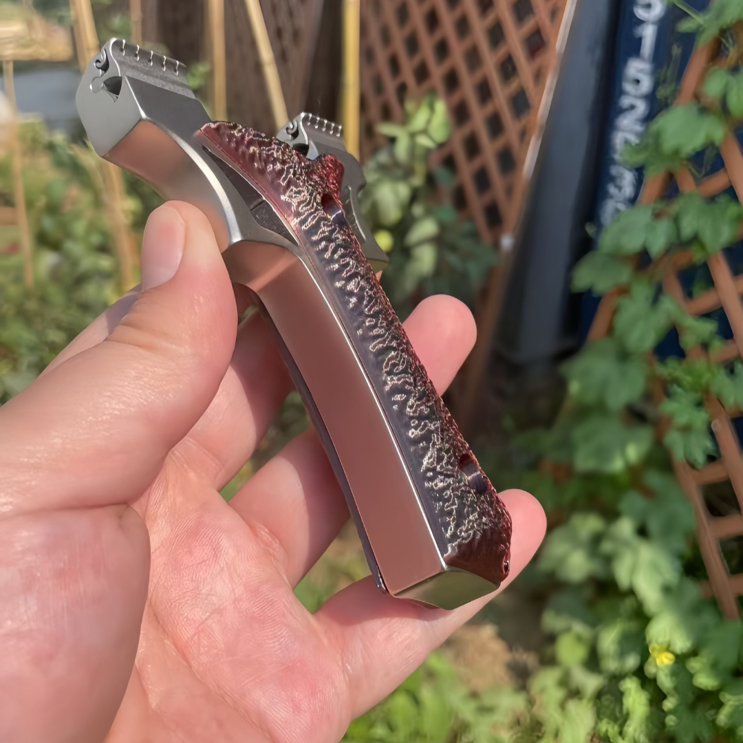 Tan Firewave SteelGrip Stainless Slingshot INDIAN SLINGSHOT