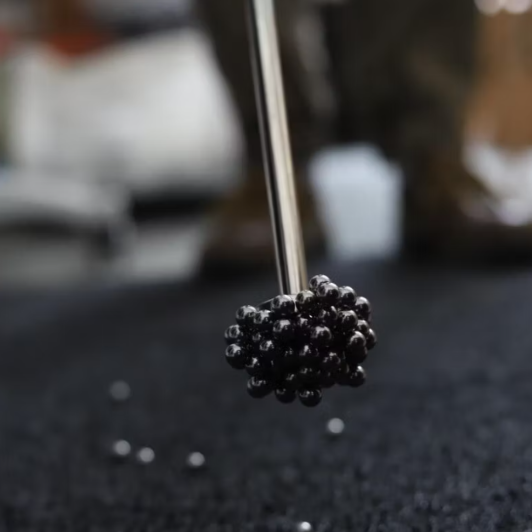 Dark Slate Gray Telescopic Magnetic Steel Ball Collector Stainless Steel Extendable Pen MARKSMAN