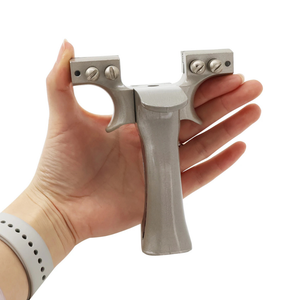 Rosy Brown Professional Olympic Alloy Slingshot For Outdoor Target Shooting INDIAN SLINGSHOT