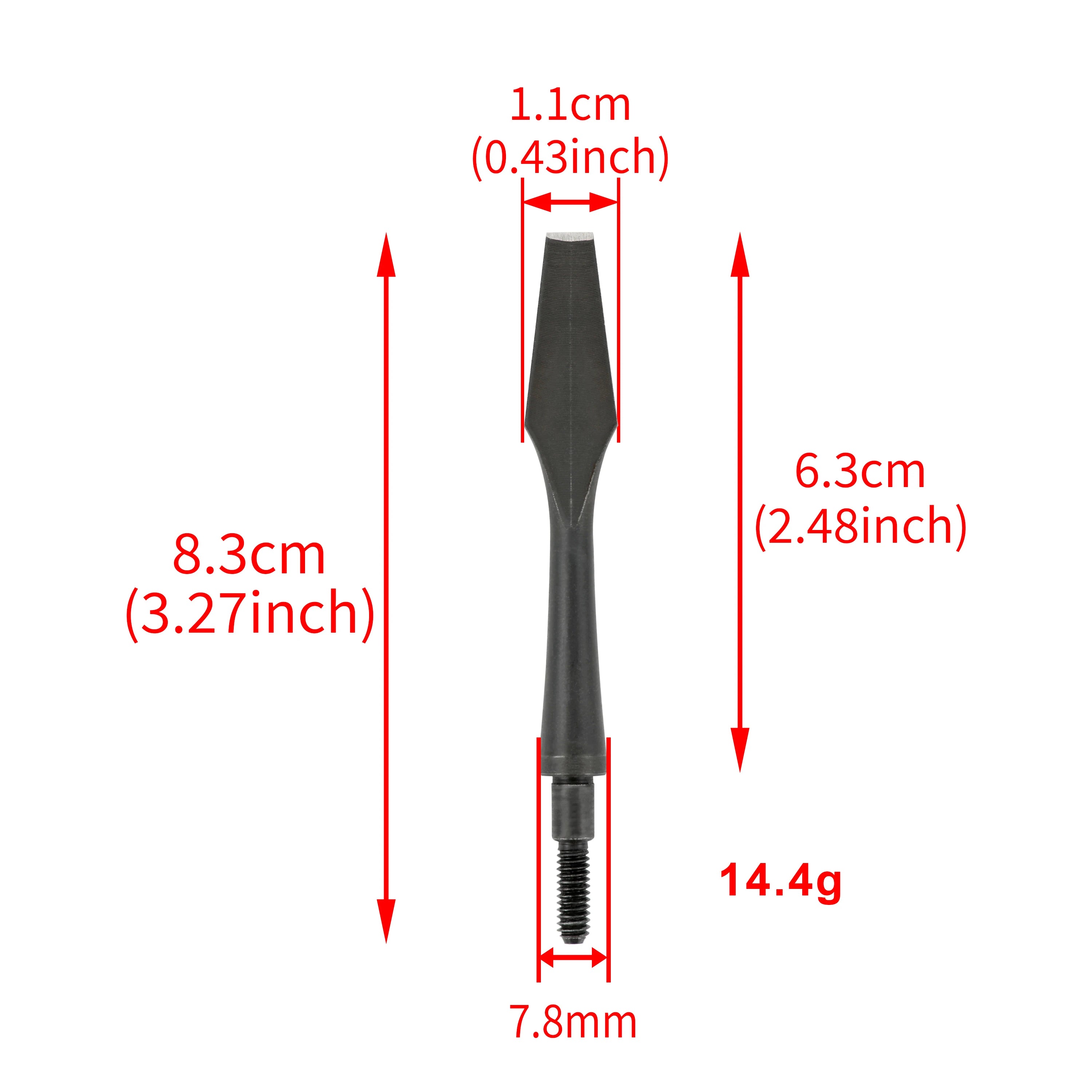 White Smoke Retro Arrow Broadhead 8/32 Universal Thread Carbon Steel Arrow Point Tips MARKSMAN