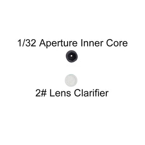 White Smoke SPG Archery Peep Sight Clarifier Lens Kit for Compound Bow SPG