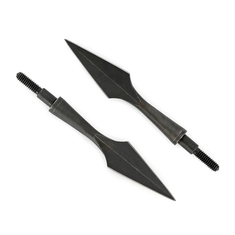 White Smoke Retro Arrow Broadhead 8/32 Universal Thread Carbon Steel Arrow Point Tips MARKSMAN