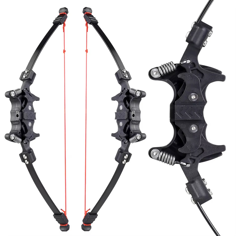 Dark Slate Gray 12 Pound Mini Recurve Foldable Spring Bow Laser Aiming For Target Shooting INDIAN SLINGSHOT