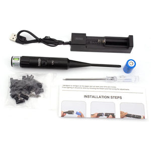 White Smoke Green Laser Advanced Laser Bore Sighter Caliber Kit MARKSMAN
